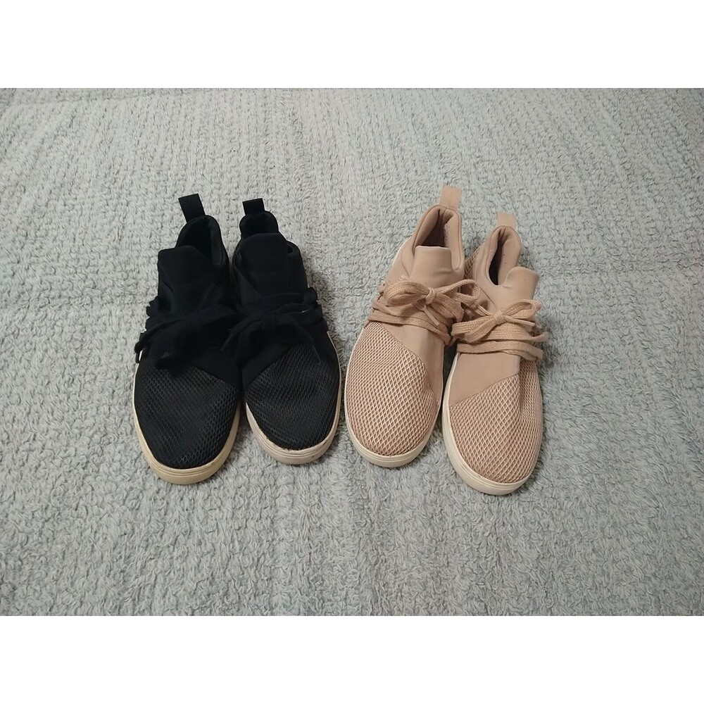 Big Budda 2 Piece Lot Sneakers Size 9 Black & Pink